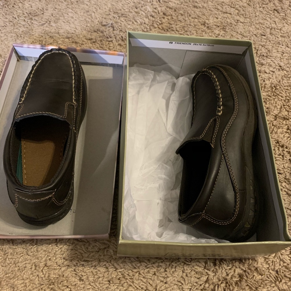 Gently worn (once) boys Madison Avenue Loafers